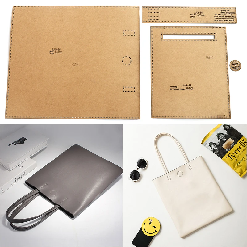 1Set DIY Kraft Paper Template New High Capacity Handbag Shoulder Bags Leather Craft Pattern DIY Stencil Sewing Pattern 31cm*35cm
1Set DIY Kraft Paper Template New High Capacity Handbag Shoulder Bags Leather Craft Pattern DIY Stencil Sewing Pattern 31cm*35cm