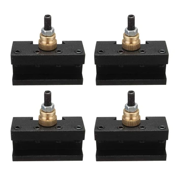 4Pcs Quick Change Tool (1/4-1/2Inch), Turinng Tool Holder, Cnc Mini Lathe Quick Change Tool Post for For Ccmt Tcmt Milling Ins 
4Pcs Quick Change Tool (1/4-1/2Inch), Turinng Tool Holder, Cnc Mini Lathe Quick Change Tool Post for For Ccmt Tcmt Milling Ins