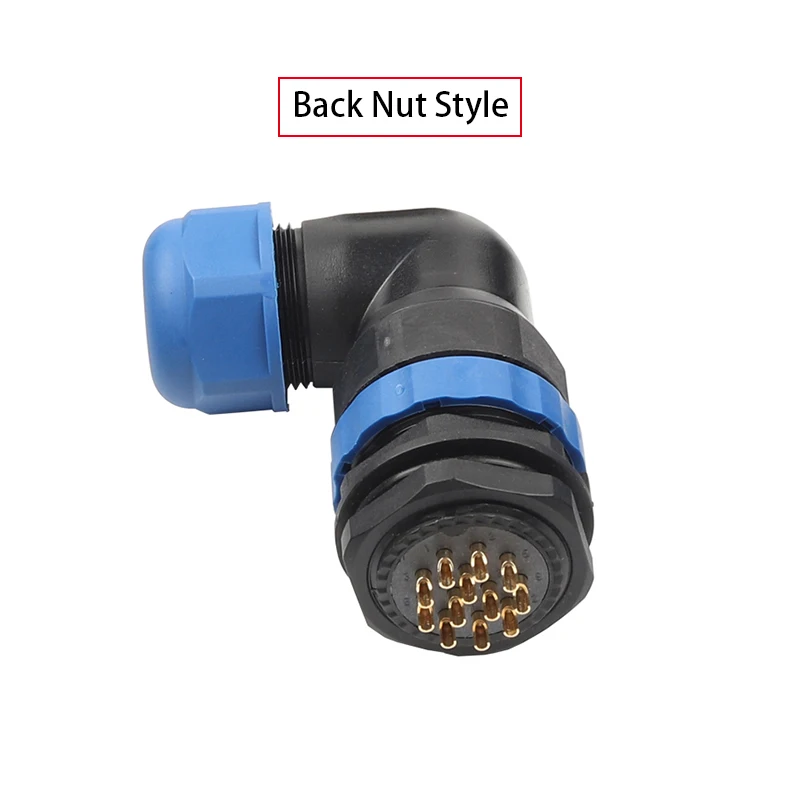 SP28 Elbow Back Nut TYPE Waterproof Connector IP68 Socket 2/3/4/5/6/7/9/10/12/14/16/19/22/24/26 Pin DIY YOU Aviation Plug
SP28 Elbow Back Nut TYPE Waterproof Connector IP68 Socket 2/3/4/5/6/7/9/10/12/14/16/19/22/24/26 Pin DIY YOU Aviation Plug