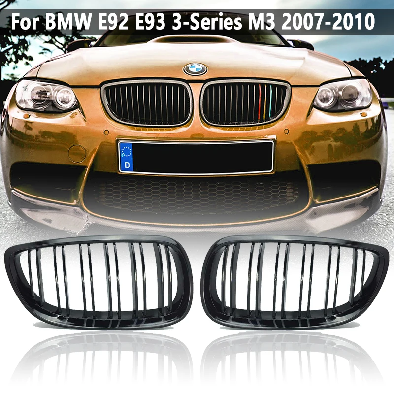 2 шт. автомобильные решетки для радиатора BMW E92 E93 3-Series M3 Coupe Convertible 2007 2008 2009 2010 |