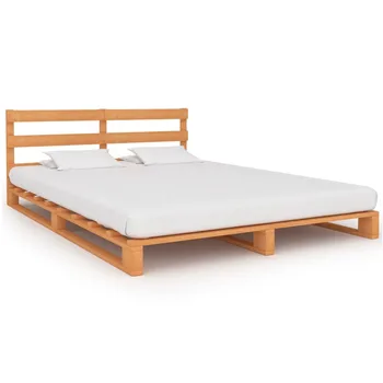 VidaXL Pallet Bed Frame Brown Solid Pine Wood 140 X 200cm 285272
VidaXL Pallet Bed Frame Brown Solid Pine Wood 140 X 200cm 285272