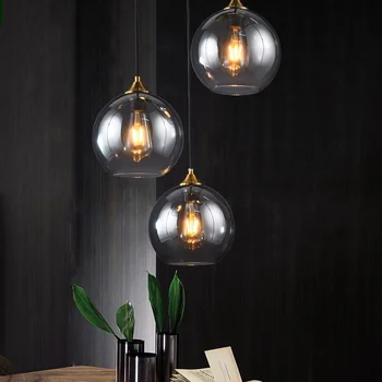 Nordic Iron glass Pendant Lights Lighting LED Light Fixture Pendent Lamp Dining Living Room Bedroom Kitchen Cafe Hanging Lamp 
Nordic Iron glass Pendant Lights Lighting LED Light Fixture Pendent Lamp Dining Living Room Bedroom Kitchen Cafe Hanging Lamp