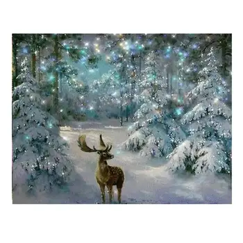 DIY Exquisite Diamond Painting Forest Elk Shape Series 5D Cross Stitch Household Decoration Painting
DIY Exquisite Diamond Painting Forest Elk Shape Series 5D Cross Stitch Household Decoration Painting