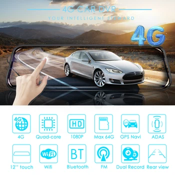 Android 8.1 Dashcam Classic Colors and Simple Durability Design 4G WiFi GPS Video Recorder with Rear View Cameras
Android 8.1 Dashcam Classic Colors and Simple Durability Design 4G WiFi GPS Video Recorder with Rear View Cameras