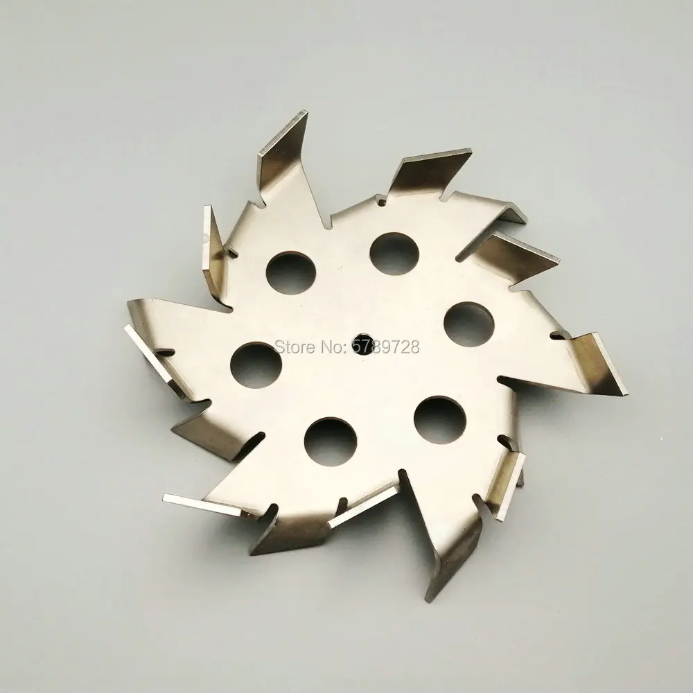 1PC 304 stainless steel Sawtooth dispersing disc with diversion hole,Suitable for mixing high viscosity material stirring plate
1PC 304 stainless steel Sawtooth dispersing disc with diversion hole,Suitable for mixing high viscosity material stirring plate