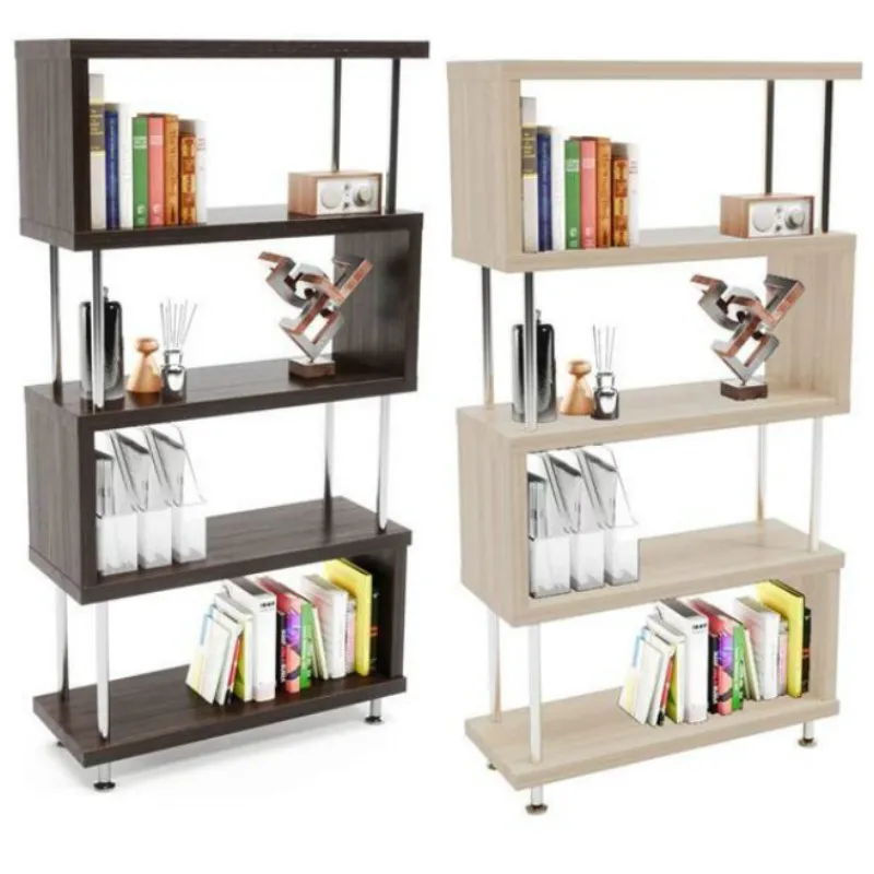 S/Z Shaped Bookcase Bookshelf 5-Tier Storage Rack Wood Vintage Industrial Book Display Etagere for Home Office Living Room Decor
S/Z Shaped Bookcase Bookshelf 5-Tier Storage Rack Wood Vintage Industrial Book Display Etagere for Home Office Living Room Decor