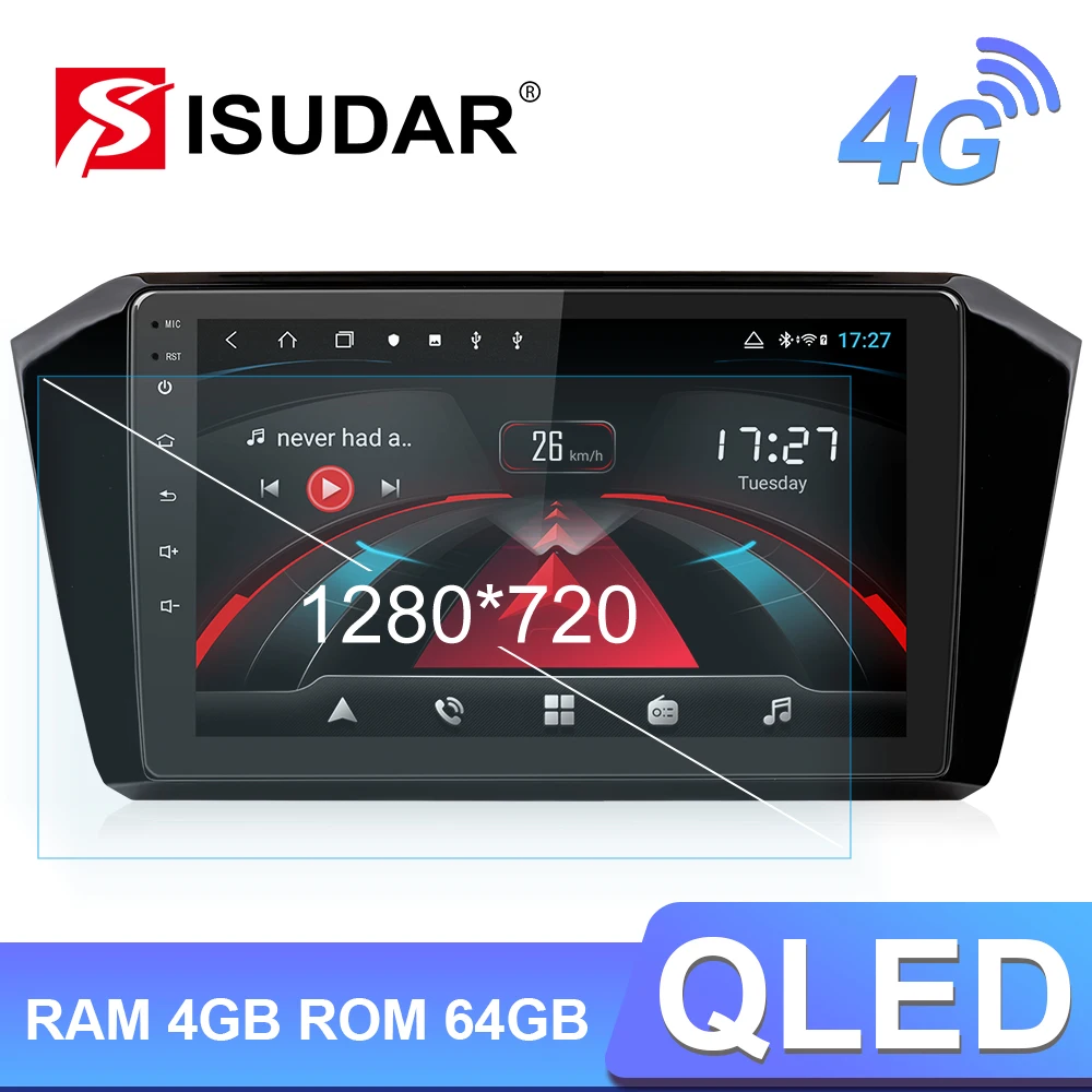 Isudar H53 4G Android 1 Din Auto Radio For VW/Volkswagen/Passat b8 Magotan 2015 Car Multimedia GPS 8 Core RAM 4GB Camera USB DVR
Isudar H53 4G Android 1 Din Auto Radio For VW/Volkswagen/Passat b8 Magotan 2015 Car Multimedia GPS 8 Core RAM 4GB Camera USB DVR