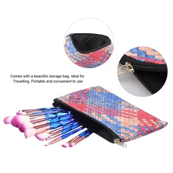 12pcs Makeup Brushes Set Diamond Handle Foundation Powder Eyeshadow Contour Blending Face Cosmetic Brush Tool with Cosmetic Bag
12pcs Makeup Brushes Set Diamond Handle Foundation Powder Eyeshadow Contour Blending Face Cosmetic Brush Tool with Cosmetic Bag