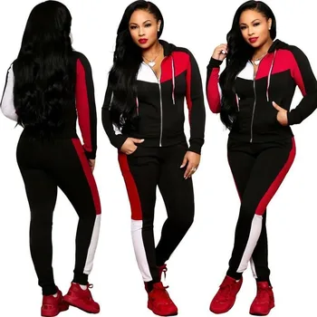 Lady Tracksuit Hoodies Sweatshirt Pants Sport Wear Jogging Sweat Suit 2Pcs Sets
Lady Tracksuit Hoodies Sweatshirt Pants Sport Wear Jogging Sweat Suit 2Pcs Sets