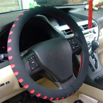 Universal Car Steering-wheel Cover 38CM Car-styling Sport Auto Steering Wheel Covers Anti-Slip
Universal Car Steering-wheel Cover 38CM Car-styling Sport Auto Steering Wheel Covers Anti-Slip