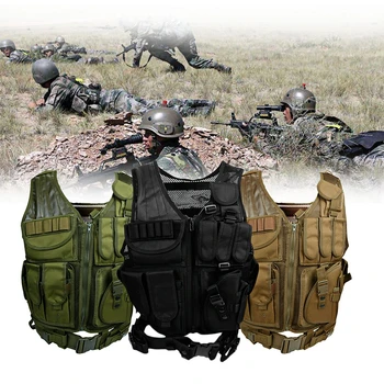 Outlife Tactical Paintball Military Swat Assault Shooting Hunting Molle Vest with Holster
Outlife Tactical Paintball Military Swat Assault Shooting Hunting Molle Vest with Holster