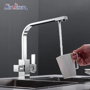 Senlesen Pure Water Drinking Kitchen Faucet Chrome Brass Nickle Black White Dual Control Hot and Cold Water Mixer Sink Tap
Senlesen Pure Water Drinking Kitchen Faucet Chrome Brass Nickle Black White Dual Control Hot and Cold Water Mixer Sink Tap