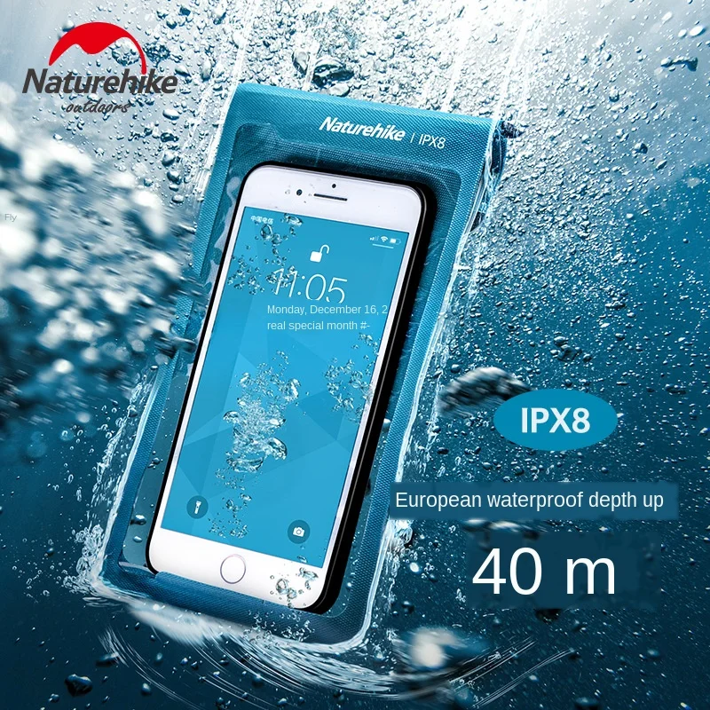 

Naturehike Waterproof Cellphone Bag TPU Waterproof Swimming Waterproof Phone Set Touch Screen Sealed Diving Mobile Phone Shell