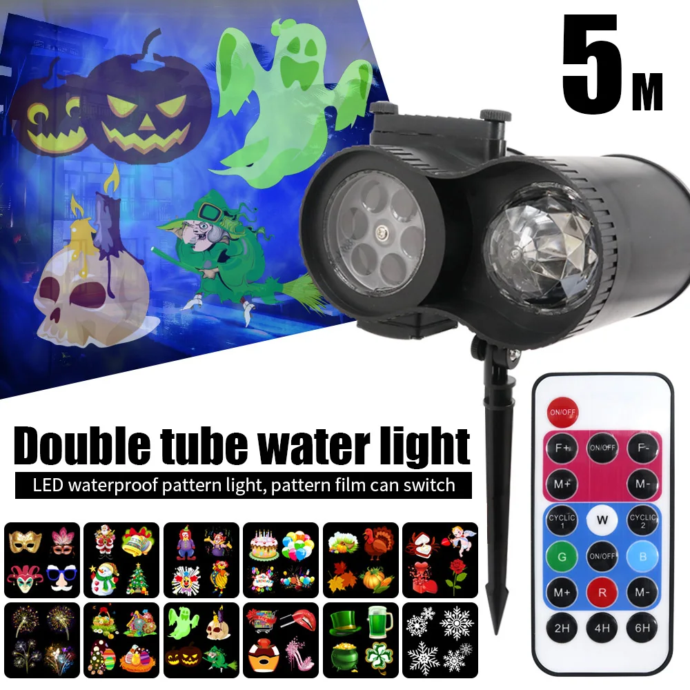 Double Cylinder Landscape Lamp Projector Lights Animated Projection Lamp Snowflake Moving Christmas Xmas Beautiful Portable
Double Cylinder Landscape Lamp Projector Lights Animated Projection Lamp Snowflake Moving Christmas Xmas Beautiful Portable