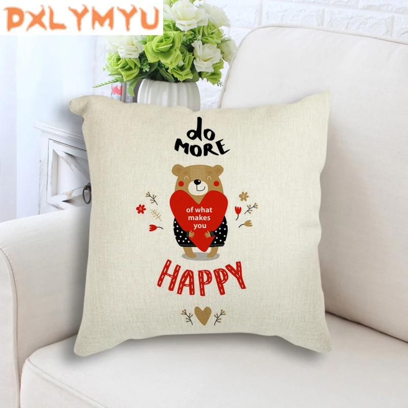 Linen Cotton Pillowcase Cartoon Cushion Cover Whale Bear Ride Bicycle Heart Quote Printed Throw Pillow Case Nordic Pillow Cover
Linen Cotton Pillowcase Cartoon Cushion Cover Whale Bear Ride Bicycle Heart Quote Printed Throw Pillow Case Nordic Pillow Cover