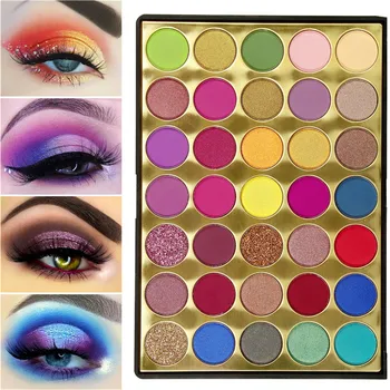 Multi-Purpose 35 Colors Shimmer Matte Eye Shadow Portable Eyeshadow Palette Cosmetic Makeup Tool Sombras Para Ojos
Multi-Purpose 35 Colors Shimmer Matte Eye Shadow Portable Eyeshadow Palette Cosmetic Makeup Tool Sombras Para Ojos