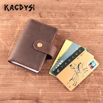 Head Layer of Leather Original Vintage Trend Unisex ID Card Holder Simple Men Credit Card Case Casual Women Card Holder Wallet
Head Layer of Leather Original Vintage Trend Unisex ID Card Holder Simple Men Credit Card Case Casual Women Card Holder Wallet