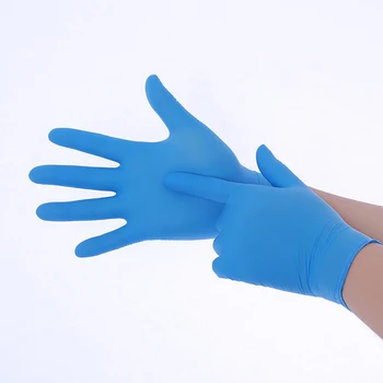 50pcs Disposable Blue Nitrile Protective Exam Gloves Powder Free Without Vinyl Latex For Housework Industury Garden Cleaning 
50pcs Disposable Blue Nitrile Protective Exam Gloves Powder Free Without Vinyl Latex For Housework Industury Garden Cleaning