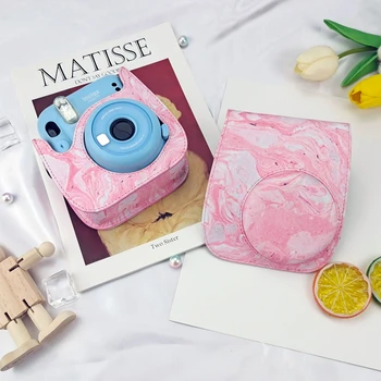 For Fujifilm Instax Mini 11 Mini11 Polaroid Shoulder Camera Bag Colorful Patterns PU Leather Camera Case Cover Pink Marble
For Fujifilm Instax Mini 11 Mini11 Polaroid Shoulder Camera Bag Colorful Patterns PU Leather Camera Case Cover Pink Marble