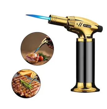 Boutique 1300'C Metal Dab Jet flame Torch Windproof Micro Butane Torch cigar Lighter Professional Kitchen Torch Lighter Brulee C
Boutique 1300'C Metal Dab Jet flame Torch Windproof Micro Butane Torch cigar Lighter Professional Kitchen Torch Lighter Brulee C