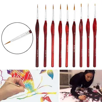 Nylon Hair Wood Paint Brush Technical Pen Painting Brush Portable School Writing Children Cartoon Color Illustration
Nylon Hair Wood Paint Brush Technical Pen Painting Brush Portable School Writing Children Cartoon Color Illustration