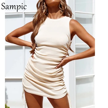 Sampic Summer Fashion Casual O Neck Off Shoulder Sexy Women Bodycon Dress Party Bandage Sleeveless Club Mini Dress
Sampic Summer Fashion Casual O Neck Off Shoulder Sexy Women Bodycon Dress Party Bandage Sleeveless Club Mini Dress