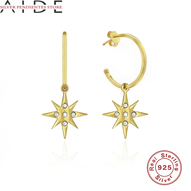 AIDE Earrings For Women Sterling Silver 2020 New Octagonal Star Diamond C-Shaped Earrings Zilveren Oorbellen 925 Zilver
AIDE Earrings For Women Sterling Silver 2020 New Octagonal Star Diamond C-Shaped Earrings Zilveren Oorbellen 925 Zilver