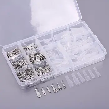 270pcs Female&Male Cable Plugs Car Electrical Wire Terminals Crimp Connectors Terminal Connector Set 2.8mm/4.8mm/6.3mm
270pcs Female&Male Cable Plugs Car Electrical Wire Terminals Crimp Connectors Terminal Connector Set 2.8mm/4.8mm/6.3mm