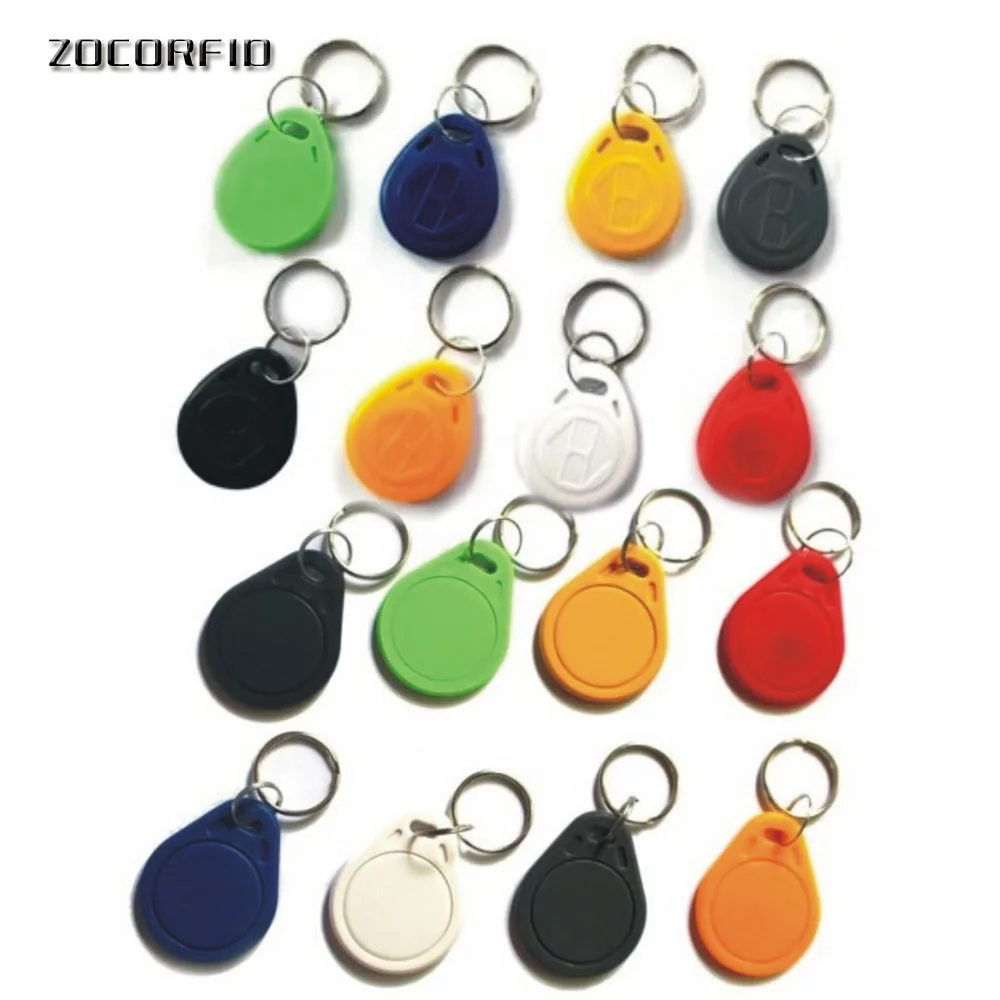 RFID IC keyfobs 13.56 MHz keychains NFC key tags ISO14443A MF 1k token tag for smart access control system
RFID IC keyfobs 13.56 MHz keychains NFC key tags ISO14443A MF 1k token tag for smart access control system