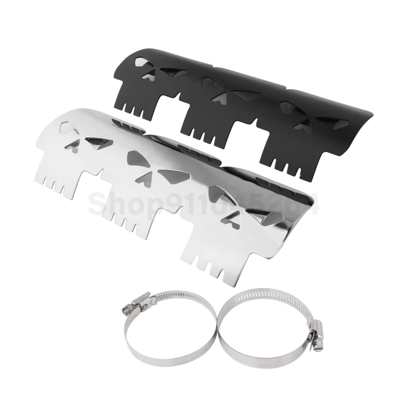 Skull Motorcycle Motocross Exhaust Curved Pipe Muffler Heat Shield Cover Protector For Harley Husqvarna BMW r1200gs Yamaha
Skull Motorcycle Motocross Exhaust Curved Pipe Muffler Heat Shield Cover Protector For Harley Husqvarna BMW r1200gs Yamaha