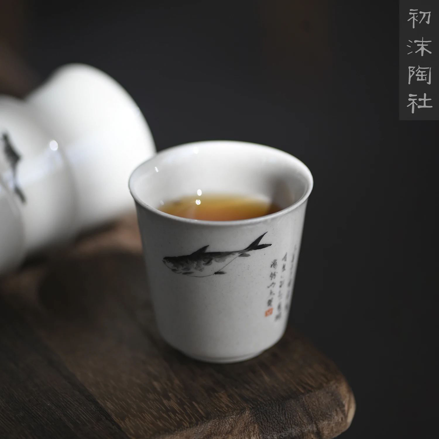 

★★★Foam at the beginning of the jingdezhen tea plant ash hand-painted ceramic cups, host a cup of tea liquor sample tea cup