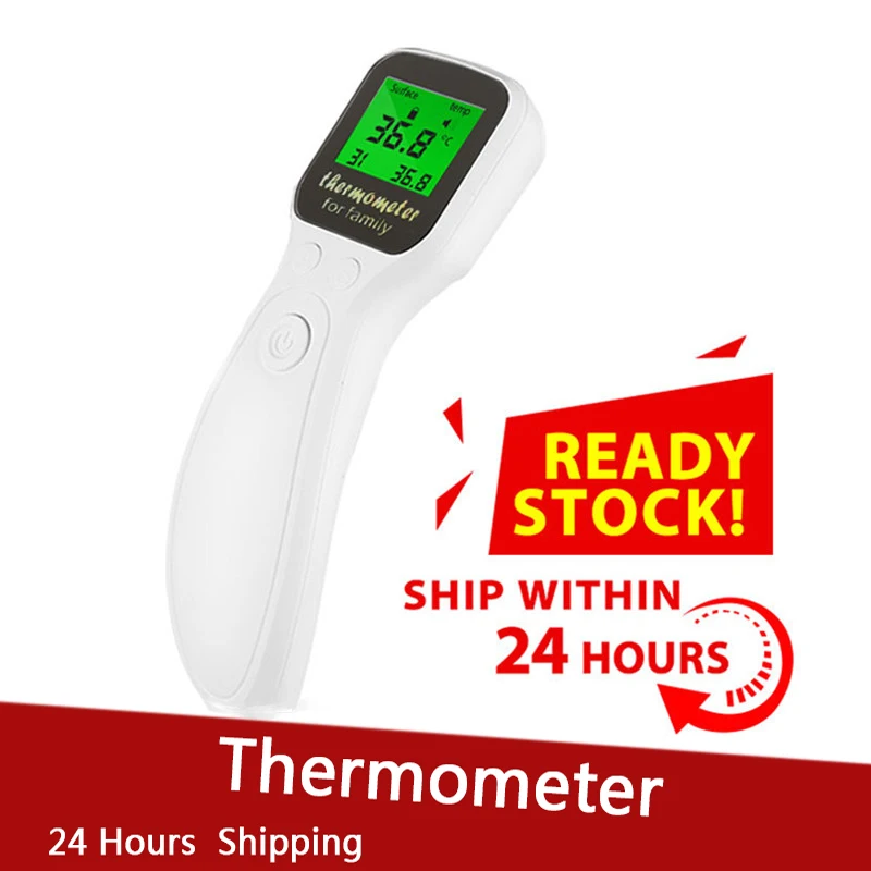 Baby Forehead Infrared Thermometer LCD IR Infrared Thermometer Non-Contact Digital Pyrometer Temperature Meter Thermometer
Baby Forehead Infrared Thermometer LCD IR Infrared Thermometer Non-Contact Digital Pyrometer Temperature Meter Thermometer