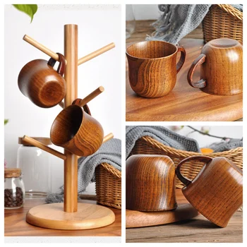 Coffee Mug with Handgrip Primitive Drinking Cup Beer Drinkware Tea Cup Travel Teaware Cup water bottle Home Handmade Wooden Cup
Coffee Mug with Handgrip Primitive Drinking Cup Beer Drinkware Tea Cup Travel Teaware Cup water bottle Home Handmade Wooden Cup