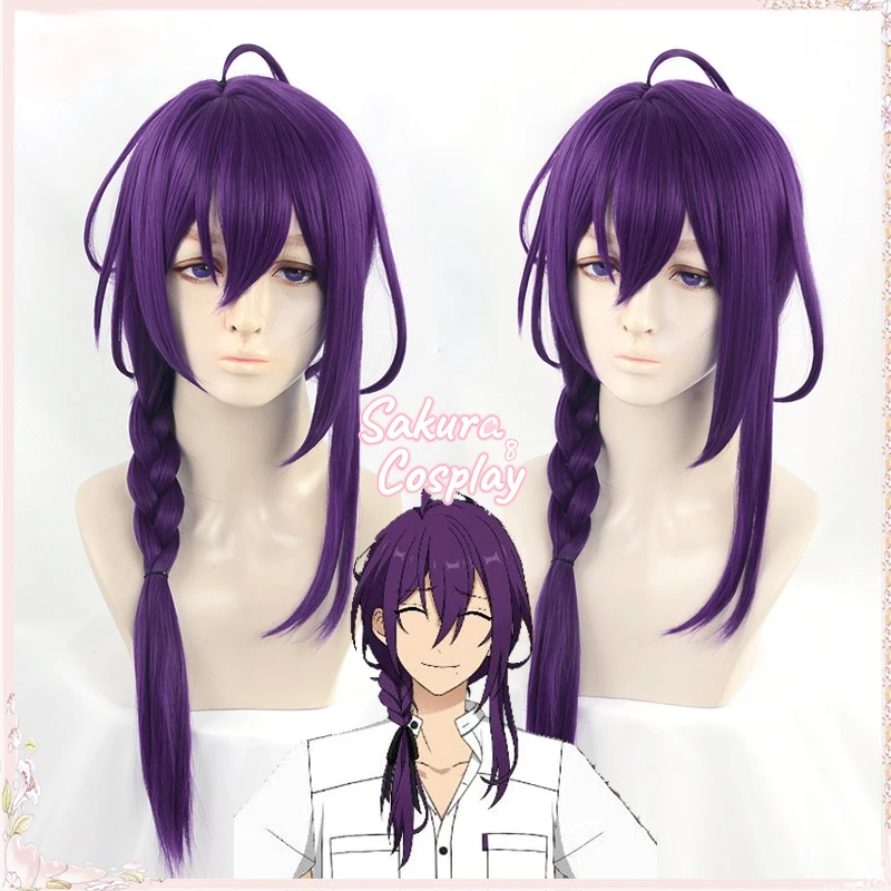 

Ensemble Stars ALKALOID Ayase Mayoi Cosplay Purple Long Braid Heat Resistant Synthetic Hair Halloween Carnival Party + Wig Cap