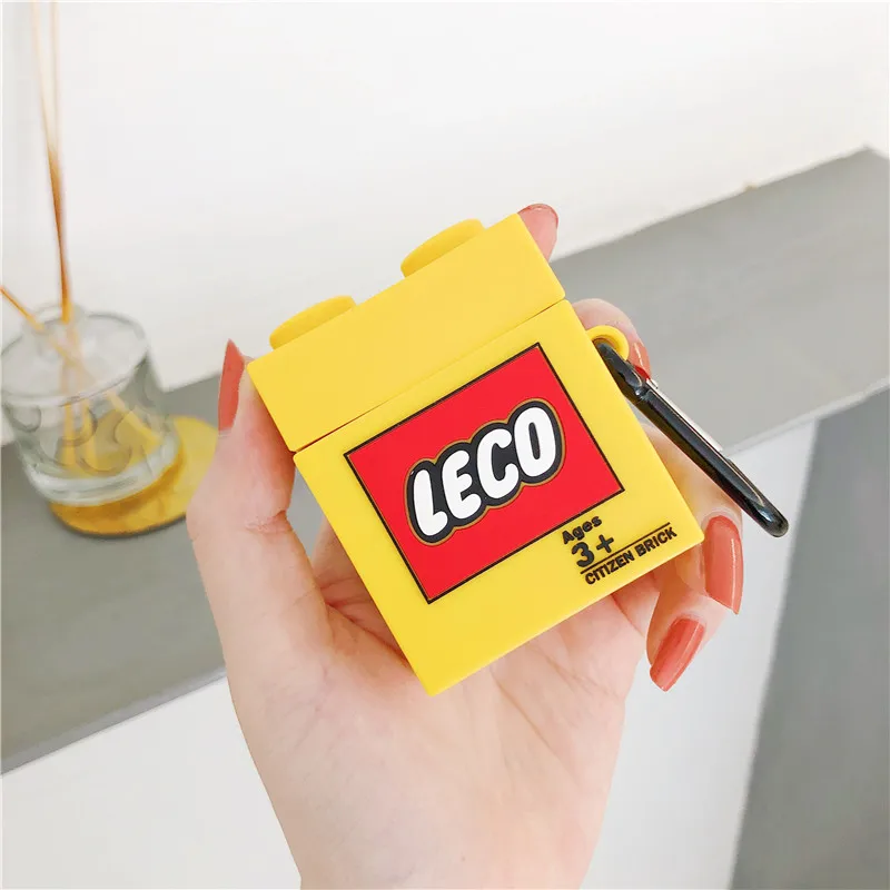 Cute Cartoon Building Blocks Toy Brick Box Headphone Cases For Apple Airpods 1/2 Silicone Protection Earphone Cover Accessories
Cute Cartoon Building Blocks Toy Brick Box Headphone Cases For Apple Airpods 1/2 Silicone Protection Earphone Cover Accessories