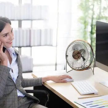 USB Fan Mini Fan Electric Fan Bronze Iron Economic Portable Classical Metal Computer Notebook Office Cooling
USB Fan Mini Fan Electric Fan Bronze Iron Economic Portable Classical Metal Computer Notebook Office Cooling
