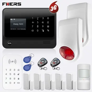 FUERS 2019 Wireless 433MHZ 3GG90B GSM WIFI Security Alarm System IOS Android APP Control kits with smart remote control
FUERS 2019 Wireless 433MHZ 3GG90B GSM WIFI Security Alarm System IOS Android APP Control kits with smart remote control