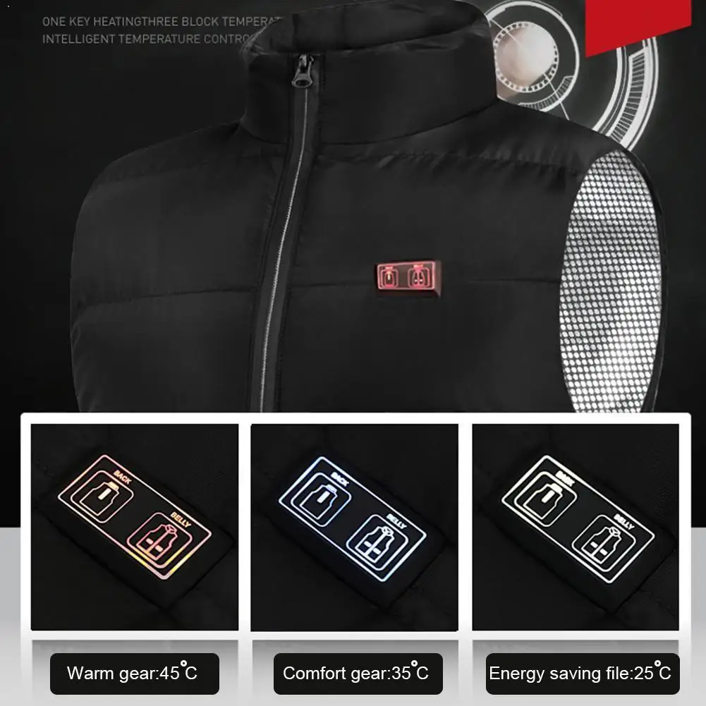 Winter USBHeating Vest Washable Usb Charging Heating Men Electric Warm Control Warm Body Vest Women Jacket Cloth Thermal Wa C5R3
Winter USBHeating Vest Washable Usb Charging Heating Men Electric Warm Control Warm Body Vest Women Jacket Cloth Thermal Wa C5R3