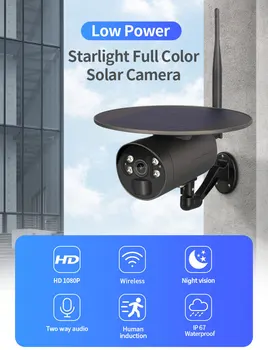 Solar Battery Power 4G Network IP Camera 1080P Wireless Surveillance CCTV Solar Camera Outdoor PIR Motion Detect Video IP Camera
Solar Battery Power 4G Network IP Camera 1080P Wireless Surveillance CCTV Solar Camera Outdoor PIR Motion Detect Video IP Camera