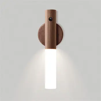 LED Infrared Smart Sensor Night Light Wireless USB Rechargeable Magnet Night lamp For Bedroom Stairs Cabinet Wardrobe Wall Lamp
LED Infrared Smart Sensor Night Light Wireless USB Rechargeable Magnet Night lamp For Bedroom Stairs Cabinet Wardrobe Wall Lamp