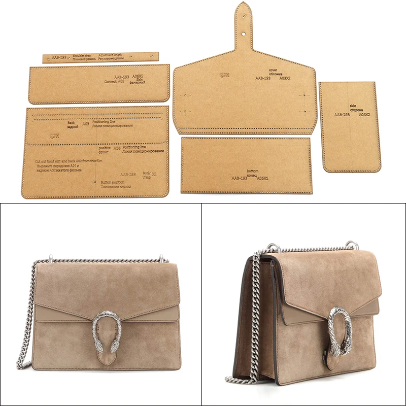 1Set DIY Kraft Paper Template New Leisure Crossbody Shoulder Bag Leather Craft Pattern DIY Stencil Sewing Pattern 26cm*17cm
1Set DIY Kraft Paper Template New Leisure Crossbody Shoulder Bag Leather Craft Pattern DIY Stencil Sewing Pattern 26cm*17cm