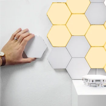 1/3/5pcs Creative Hexagonal LED Night Light Modularization Touch-sensitive Quantum Lights Home Wall Decorative Lamps
1/3/5pcs Creative Hexagonal LED Night Light Modularization Touch-sensitive Quantum Lights Home Wall Decorative Lamps
