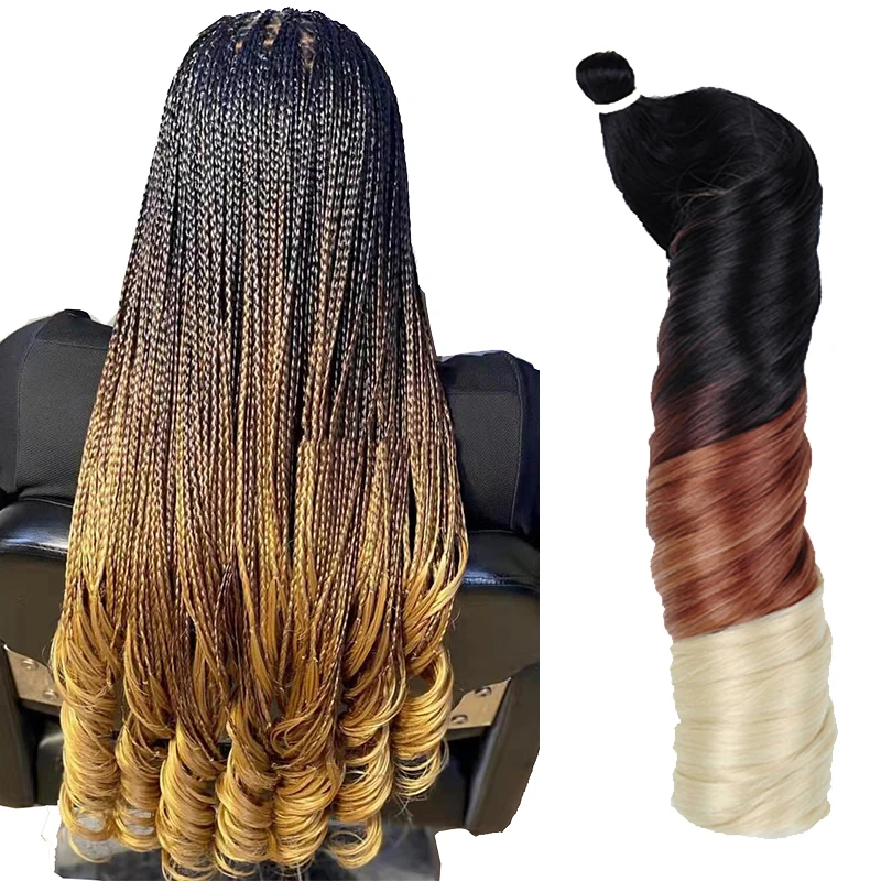 Wholesale Displa Yaki Shiny Silky Wavy Crochet Braid Spiral Loose Wave African Hair French Curls Synthetic Curly Braiding Hair
Wholesale Displa Yaki Shiny Silky Wavy Crochet Braid Spiral Loose Wave African Hair French Curls Synthetic Curly Braiding Hair