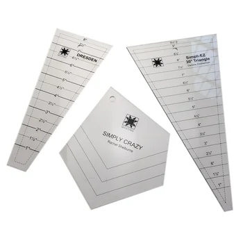 3pieces/set DIY sewing quilt tool multi-function clothing quilting ruler hexagon big ruler acrylic ruler
3pieces/set DIY sewing quilt tool multi-function clothing quilting ruler hexagon big ruler acrylic ruler