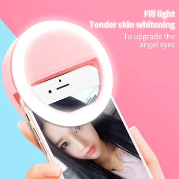 LED Mobile Phone Selfie Light Clip-On Lamp Mini Portable LED Selfie Ring Light Flash Light Camera Supplementary Lamp
LED Mobile Phone Selfie Light Clip-On Lamp Mini Portable LED Selfie Ring Light Flash Light Camera Supplementary Lamp