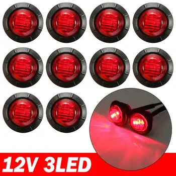 10pcs 12V LED Car External Lights Auto Car Bus Truck Side Marker Light Indicator Rear Tail Lamp Signal Trailer Red
10pcs 12V LED Car External Lights Auto Car Bus Truck Side Marker Light Indicator Rear Tail Lamp Signal Trailer Red