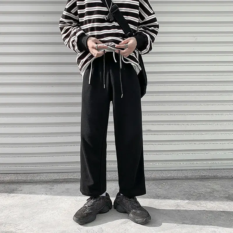 Autumn Casual Pants Men's Fashion Solid Color Joggers Sweatpants Men Streetwear Loose Hip-hop Zipper Straight Leg Pants Mens
Autumn Casual Pants Men's Fashion Solid Color Joggers Sweatpants Men Streetwear Loose Hip-hop Zipper Straight Leg Pants Mens