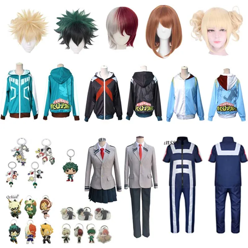 My Hero Academia Cosplay Costume Wig Adult Men's Women's Full Dress Animation Festival Halloween Masquerade Performance Costume 
My Hero Academia Cosplay Costume Wig Adult Men's Women's Full Dress Animation Festival Halloween Masquerade Performance Costume
