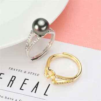 High Quality Silver plated fittings Open Adjustable Blank Ring Settings Pearl Ring Mountings Fittings Jewellery Accessories
High Quality Silver plated fittings Open Adjustable Blank Ring Settings Pearl Ring Mountings Fittings Jewellery Accessories