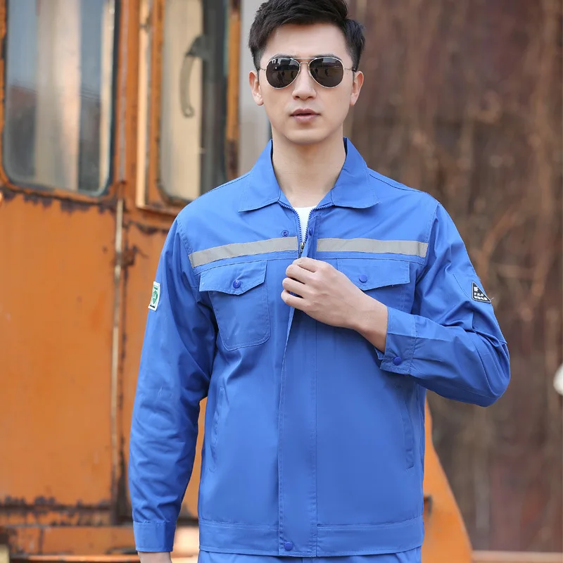 Summer Thin Section Long Sleeve Labor Suit Auto Repair Work Suit Men Mechanic Anti-static Clothes Pants Workwear
Summer Thin Section Long Sleeve Labor Suit Auto Repair Work Suit Men Mechanic Anti-static Clothes Pants Workwear